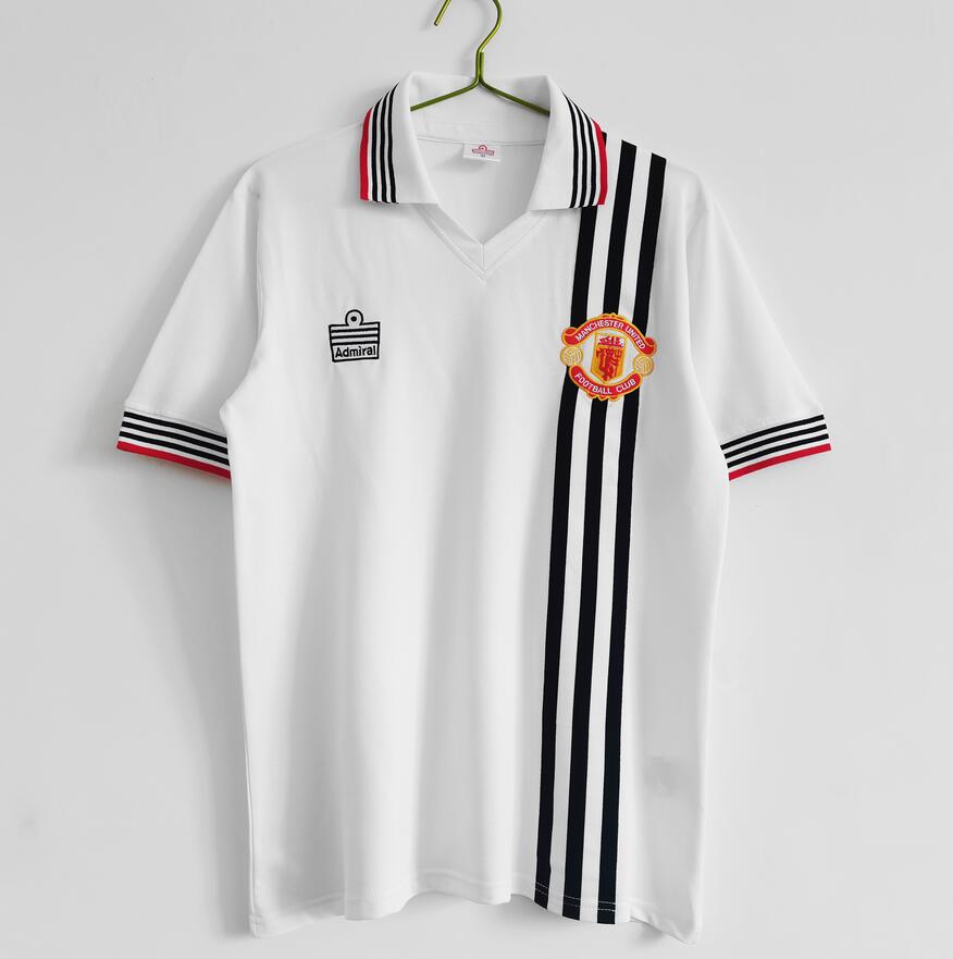 1975-80 Manchester United Retro Away Kit Soccer Jersey